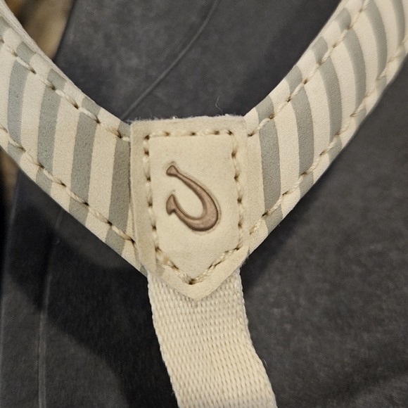 Olukai Ho'Pio SZ 7/37 Island Inspired Comfort Thong Beach Supportive Sandal - Picture 3 of 8